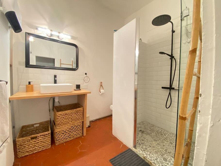 Apartmán Le Jardin Secret De Nady Carcassonne Exteriér fotografie